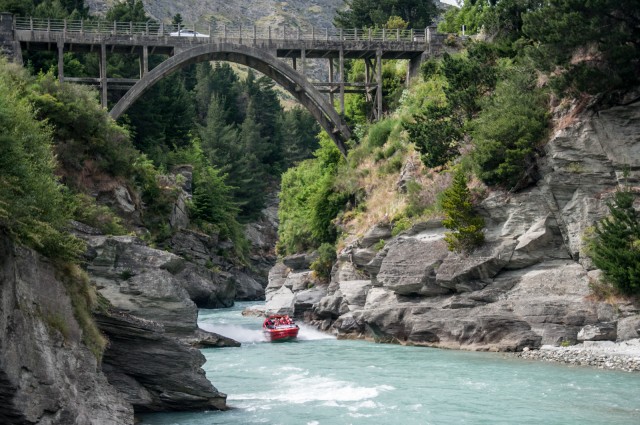 Jetboating on the Shotover River