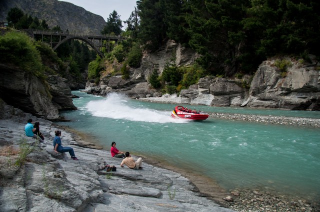 Jetboating on the Shotover River