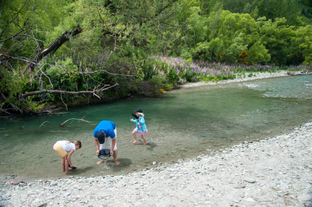 Goldwashing at the Arrow River