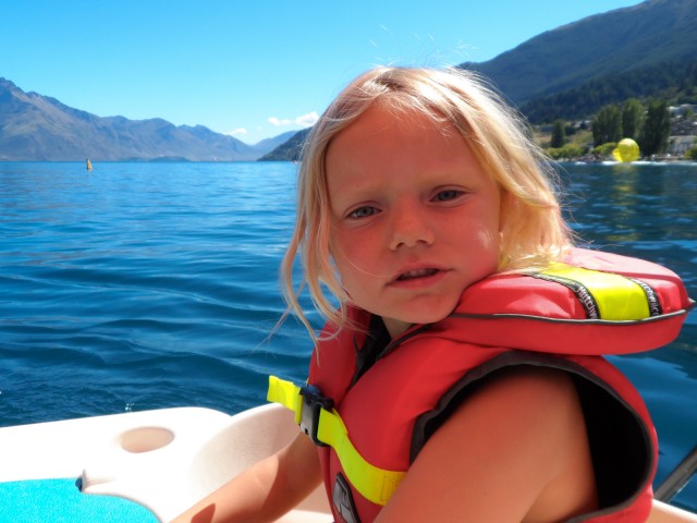 Verena on Wakatipu.