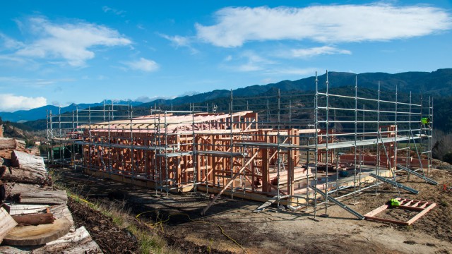 A first impression of the shape of the roof