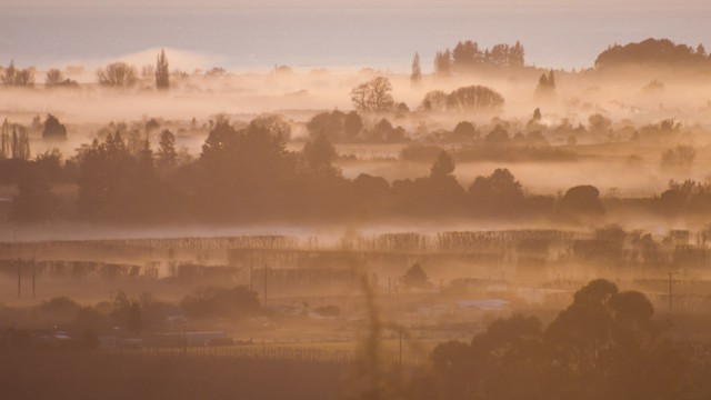 Fog over Motueka