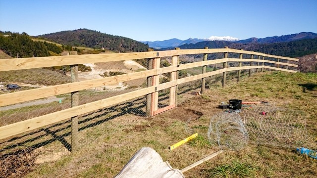 Creating a gate on the hilltop