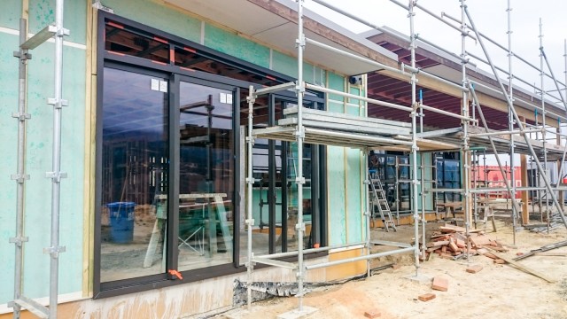 Living room sliding doors