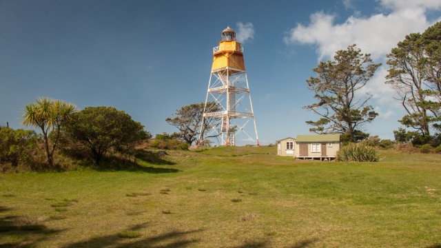 Said to be the only open steel frame lighthouse in NZ