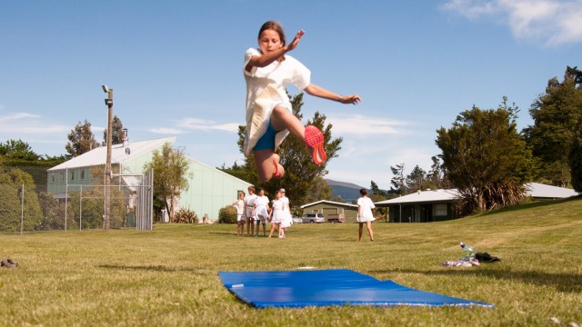 Long jump.