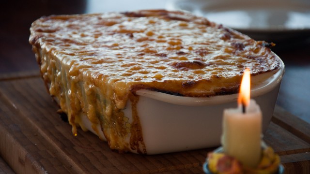 Lasagne with self made noodles (fist attempt!) on Christmas eve