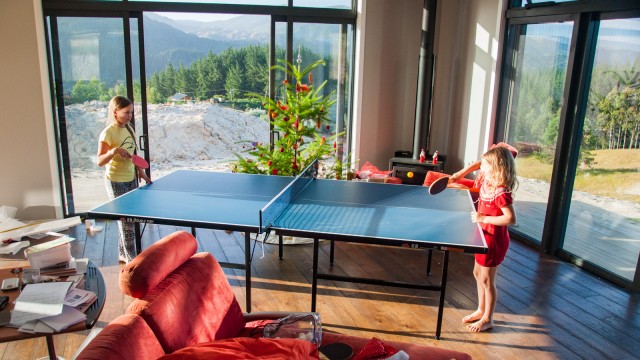 We realized our living room is large enough for a table tennis table :)