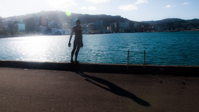 Time on the seaside walk around Te Papa.