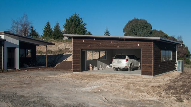 The digger did that ramp and the car is in! 