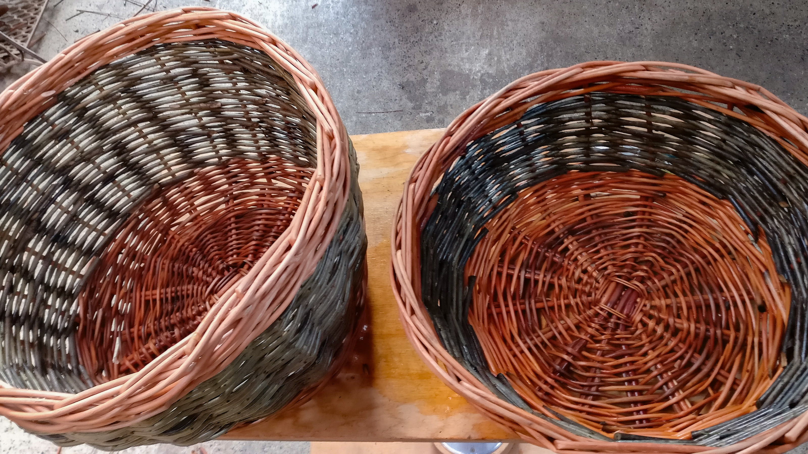 Basket Weaving Some Austrians in New Zealand